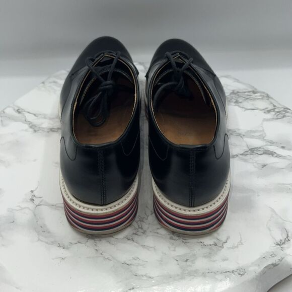 CHURCH’S ENGLISH SHOES Black Impreza Lace Up Platform Derby-38/7.5 - Picture 4 of 10